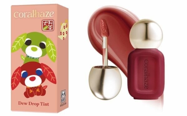 韓国コスメ「Coralhaze」より、「お茶犬」着想の限定リップが誕生！