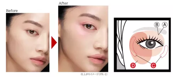 KATE春の新作！　“頬まで目もと“と捉える新メイク提案。チークシャドウパレット「バウンシーチークシャドウ」登場