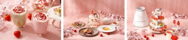 桜シーズン限定の味わい。表参道で「桜×いちご お花見アフタヌーンティー」を満喫
