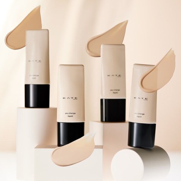 さらりと質感変化！　KATEより、テカりも乾燥くずれも防ぐ新作リキッドファンデーション「エアリーチェンジリキッド」登場！