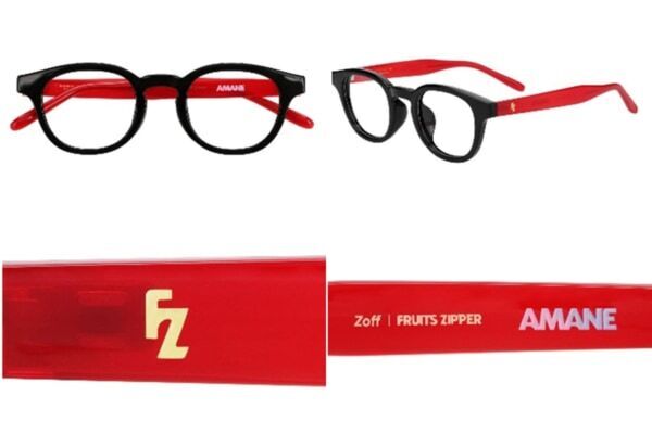 Zoff×FRUITS ZIPPERのコラボアイウェアコレクションを発売！　メンバーカラーのメガネも登場