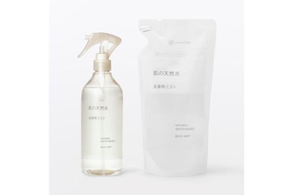 逆さでも使えて便利！　無印良品、全身に使用できる保湿化粧水「肌の天然水 全身用ミスト」新発売