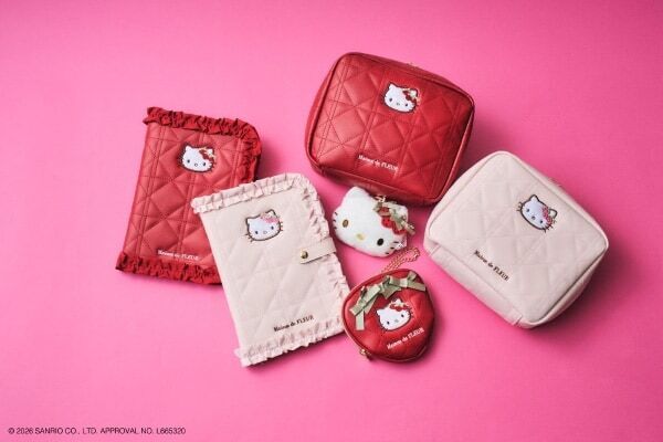 もこもこ感がかわいい。Maison de FLEURからハローキティとのコラボによるブランドブックを発売