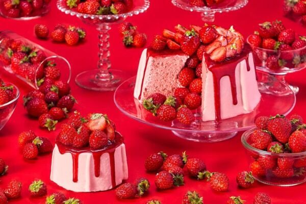 春限定！　「MERCER bis」から甘酸っぱいあまおう苺のシフォンケーキが登場