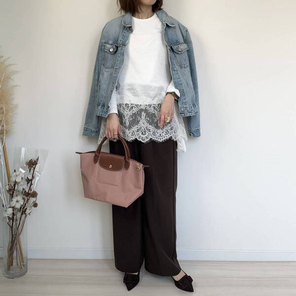 垢抜けたい人必見！　レースキャミソールでかなえる冬→春の着回しコーデ