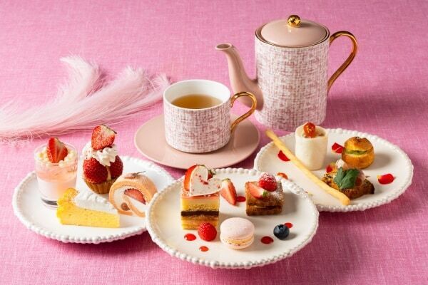 見た目も麗しい。ニューオータニイン札幌に「苺と桜のアフタヌーンティーセット」が3月限定で登場