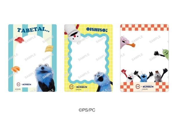 回転すしスシロー×パペットスンスン。限定グッズ付きメニューなど登場！