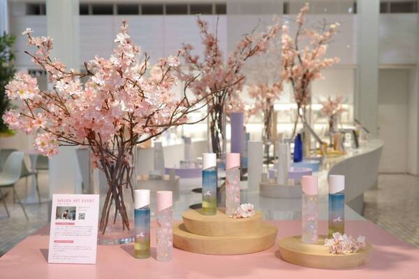 表参道で、一足先に春気分。オルビス体験特化型施設『SKINCARE LOUNGE BY ORBIS』が桜×アートイベントを期間限定開催中