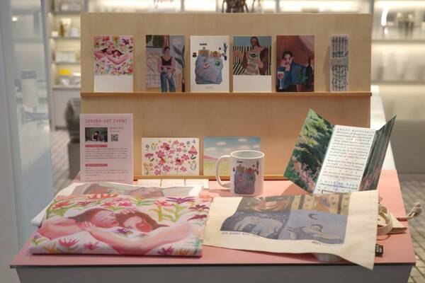 表参道で、一足先に春気分。オルビス体験特化型施設『SKINCARE LOUNGE BY ORBIS』が桜×アートイベントを期間限定開催中