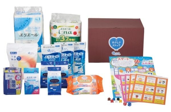 日常も災害時も、女性の生理に寄り添う。エリエール初の防災セット「やさしさストック」新発売