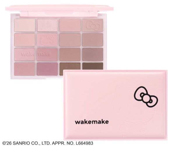 ハローキティとコラボ！　「wakemake」に大人かわいい限定コラボコスメが登場