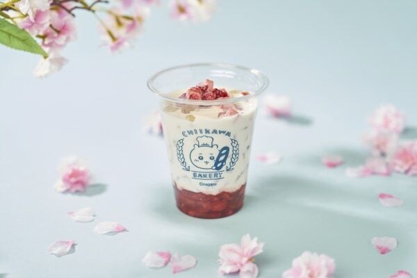 ちいかわの紅茶缶も登場！　ちいかわベーカリーから “さくら”がコンセプトのパンやドリンクが期間限定で発売中