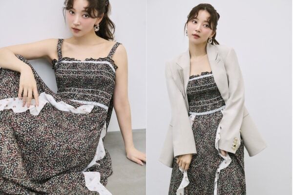 ほど良い肌見せで作る大人女子の春コーデがかわいい。FRAY I.DからLIBERTY柄によるコレクションが登場