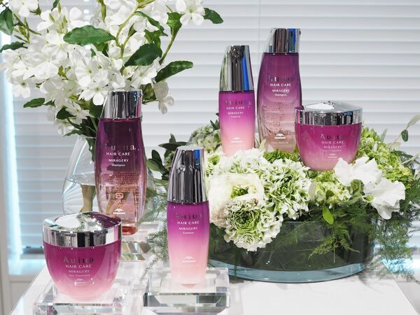 Aujuaの新ライン「MIRAGERY」がデビュー。うねり、広がりケアで美フォルム髪へ！