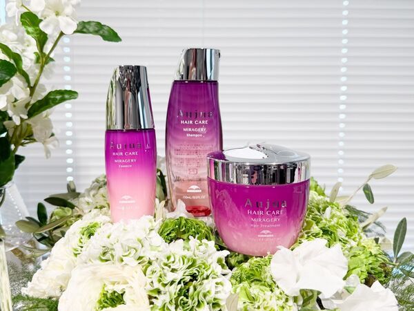 Aujuaの新ライン「MIRAGERY」がデビュー。うねり、広がりケアで美フォルム髪へ！