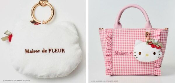 いちごがテーマのアイテム付き。「ハローキティ × Maison de FLEUR」初のブランドムックが登場！
