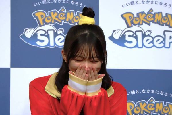 櫻坂46・森田ひかる＆マユリカが力を抜いて「ほげ～」。『Pokémon Sleep』が提案するおやすみ前のリラックス「ほげーたいそう」を体験