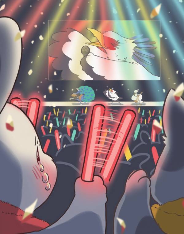 大好きな推しに会うまで。音楽番組は全力リアタイして、夜行バスでライブ会場に向かうウサギに大共感【コアラ絵日記4 #14】