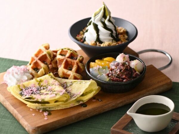 春の和スイーツ食べ放題。ニラックスブッフェに「宇治抹茶みつ」が登場