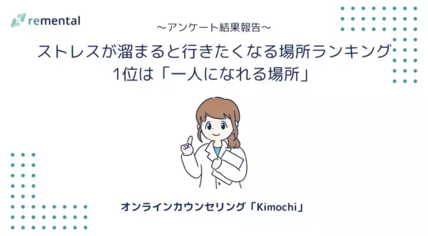 たしかに……。ストレスが溜まると行きたくなる場所、「自分の部屋」より上位なのはどこ？