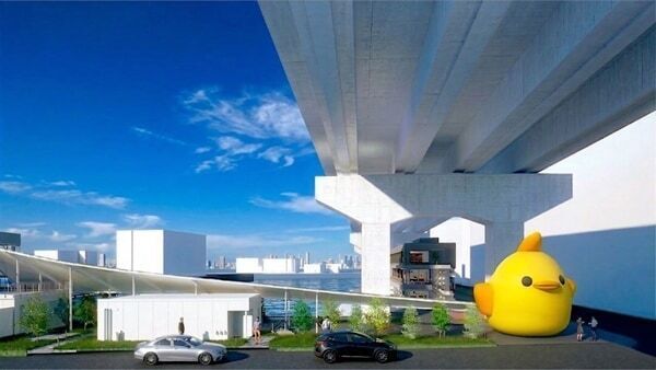 名古屋の新たな名所が誕生!?　新幹線からも見える、約7mの「巨大ぴよりんバルーン」が中川運河に出現