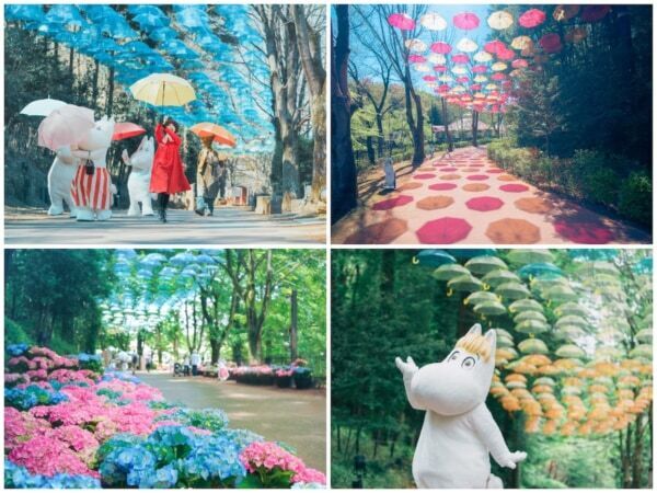 通るだけでワクワク！　ムーミンバレーパーク、『ムーミン谷の彗星』をテーマにした全長200ｍのアンブレラスカイ登場