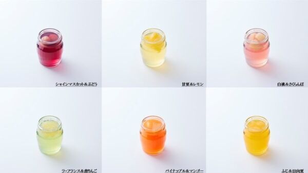 モロゾフの春夏限定商品がリニューアル。国産果実を閉じ込めたガラス瓶入り「フルーツ オブ フルーツ」