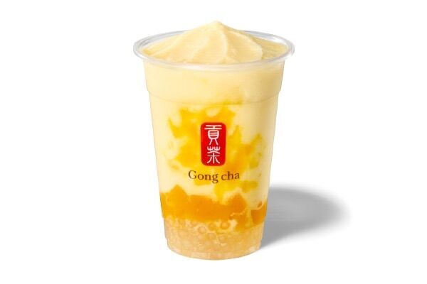【ゴンチャ】マンゴー1.5倍！　ぷよぷよ食感も楽しめるアジアンデザートティー「マンゴーミニパール」が登場
