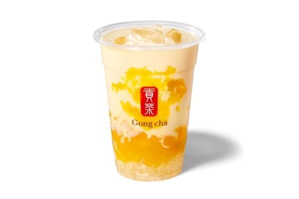 【ゴンチャ】マンゴー1.5倍！　ぷよぷよ食感も楽しめるアジアンデザートティー「マンゴーミニパール」が登場