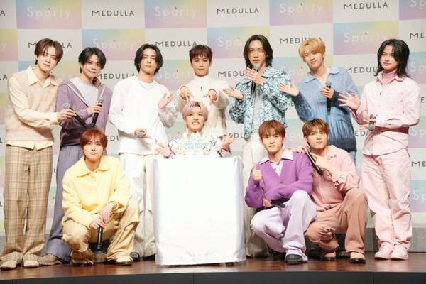 INIがMEDULLAの新ブランドキャラクターに！　高塚大夢のサプライズバースデーも実施