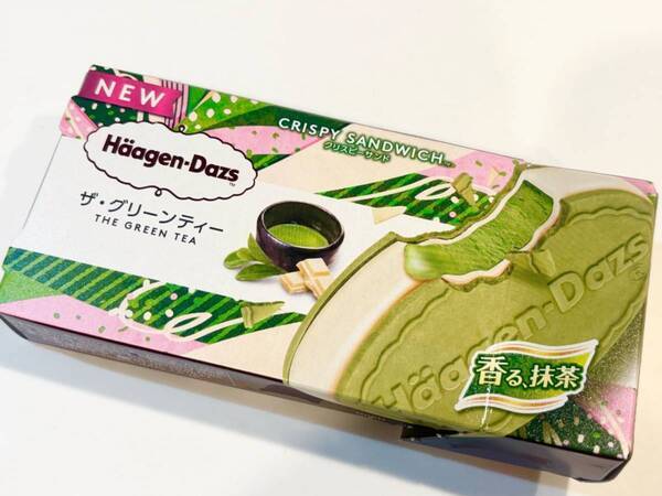 大人のための“ご褒美抹茶アイス”。 ハーゲンダッツ クリスピーサンド『ザ・グリーンティー』が本格派すぎた
