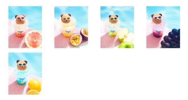 【gelato pique cafe】カラフルなサングラスをかけたベアが主役のフェア開催