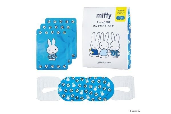 カモミールの香りにひんやり癒やされる。ミッフィーデザインのひんやりアイマスク・ハンドケアセットが発売！