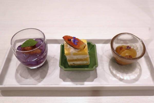 いちじく×ライラックカラーが上品。ファンケル銀座で味わう、おいしさとヘルシーをかなえるアフタヌーンティー