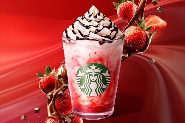 スタバ新作はごろっといちご＆つぶつぶチョコ！　オンラインでコラボレーションネイルも登場