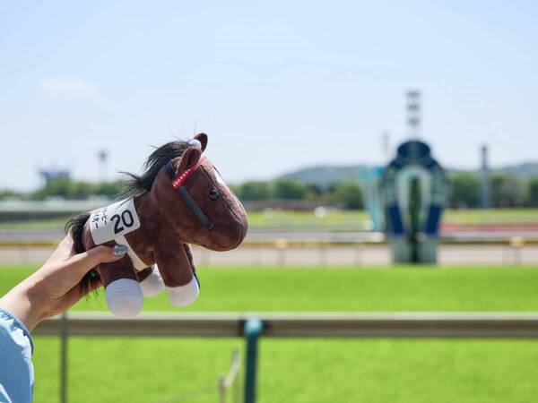 推し馬の“栄光の瞬間”を再現！　お気に入りのぬいぐるみと巡る、東京競馬場「映えスポット」ガイド