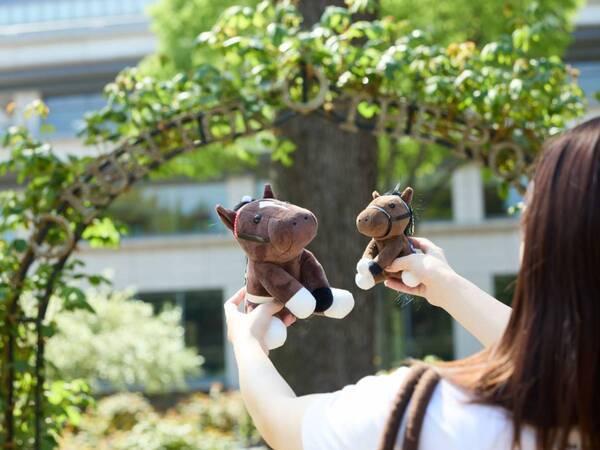 推し馬の“栄光の瞬間”を再現！　お気に入りのぬいぐるみと巡る、東京競馬場「映えスポット」ガイド