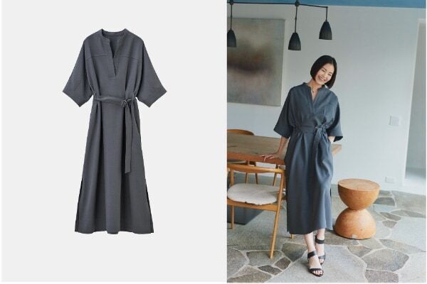 一枚で着映えと体型カバーをかなえる。PLSTからワンピースコレクション「Everyday Dress」が登場