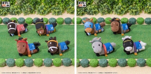 【競走馬ファン必見！】タイトーくじに、あの名馬たちがグッズになって集結！