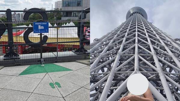 ついに開放！　スカイツリーを真下から見る芝生空間『LOOK UP CAFE TOKYO SKYTREE』