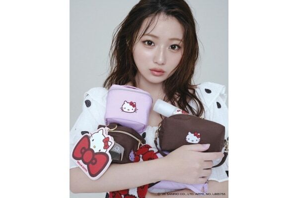 Cosme Kitchenとハローキティのコラボアイテムが発売！　バニティポーチやヘアケア商品が登場