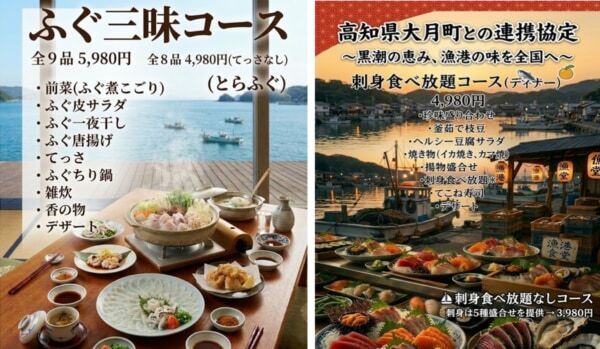 東京初、多摩市に！ TVでも話題の刺身食べ放題「漁港食堂 三方」がオープン