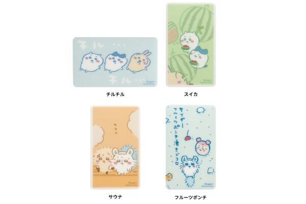 夏モチーフの「ちいかわ」デザイン。かわいすぎるスマホ冷却シートが登場
