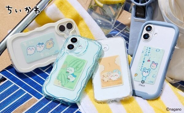 夏モチーフの「ちいかわ」デザイン。かわいすぎるスマホ冷却シートが登場