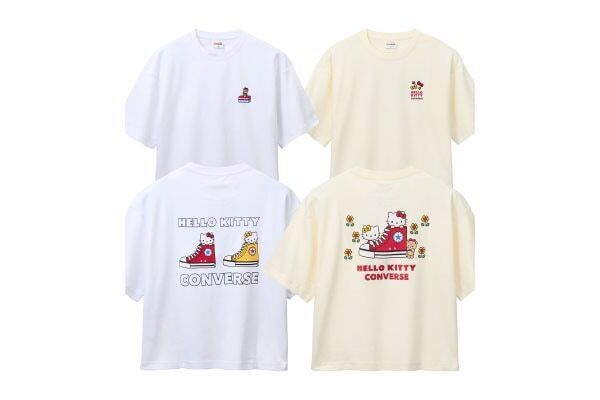 カジュアルなデザインがかわいい！　コンバース×ハローキティの限定コラボが全国のPLAZAに登場