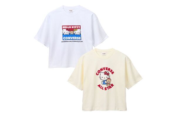 カジュアルなデザインがかわいい！　コンバース×ハローキティの限定コラボが全国のPLAZAに登場