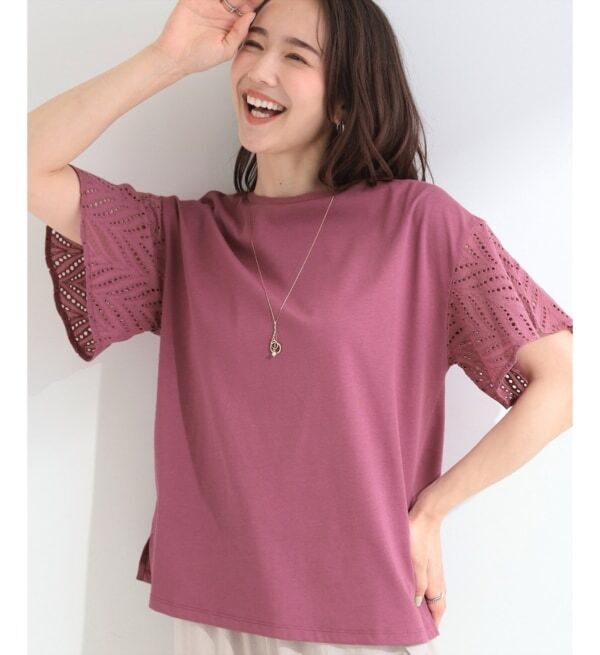 汗じみ見せずにキレイをキープ。【SHOO・LA・RUE】汗じみ防止・接触冷感機能付きTシャツが登場！