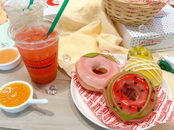 ひんやり、じゅわっ！　クリスピー・クリーム・ドーナツの新作「夏フルーツ」がご褒美すぎた