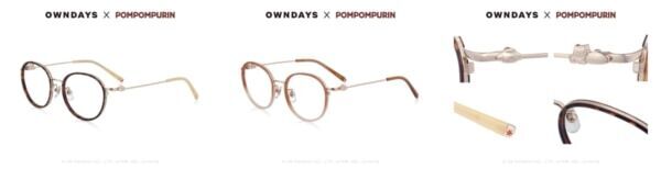 【OWNDAYS】ポムっとやさしいひとときを過ごす、コラボアイウェア第2弾！