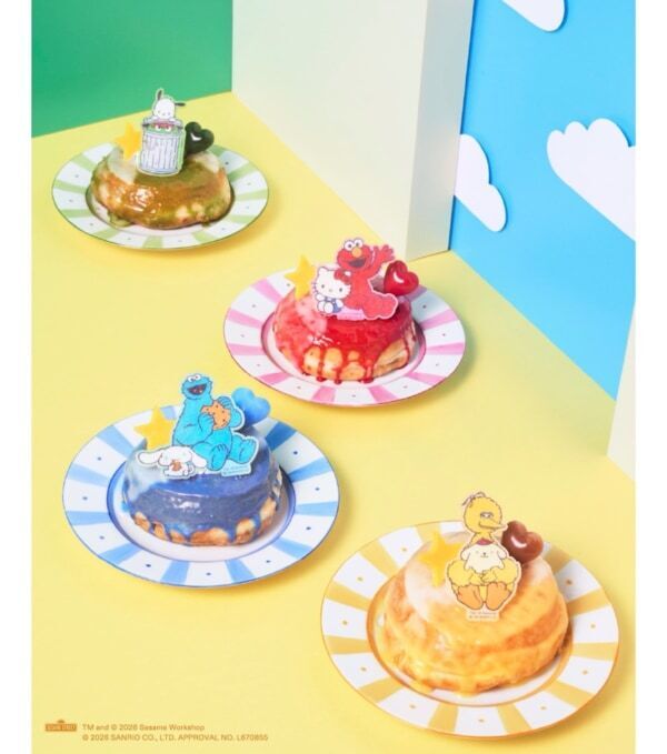 【セサミストリート×サンリオ】ぬいぐるみチャーム、パスケース、フェイスポーチなどコラボ商品が新登場！